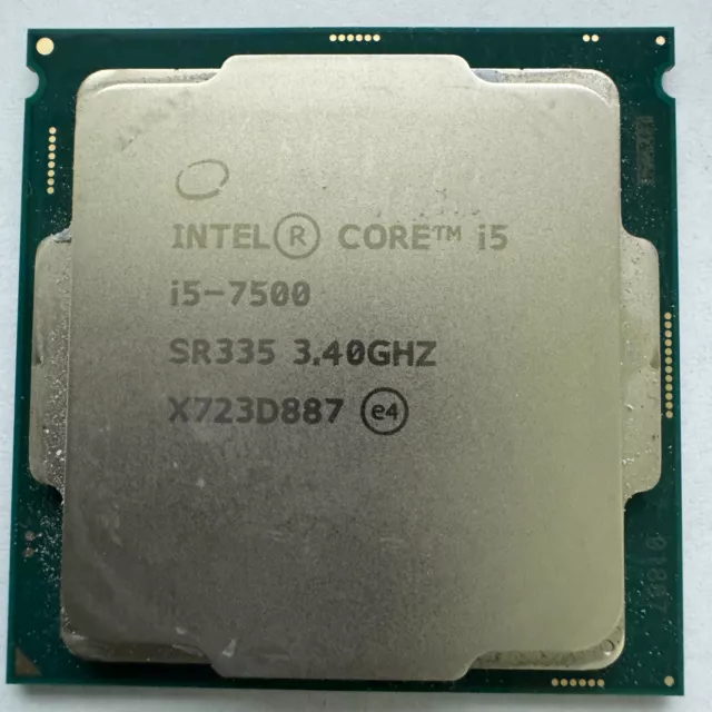 Intel Core i5-7500 SR335 3.40GHz Socket 1151 Quad Core Desktop CPU Processor