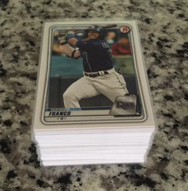 2020 Bowman Prospects Paper Lot (64) Wander Franco, Jo Adell, Joey Bart, & More!