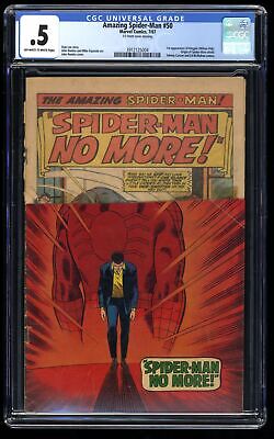Amazing Spider-Man #50 CGC P 0.5 Off White to White 1st Appearance Kingpin!