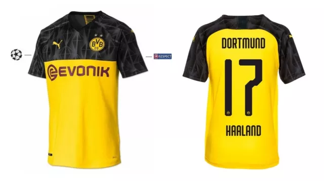 Trikot PUMA Borussia Dortmund 2019-2020 Champions League - Haaland 17 I BVB