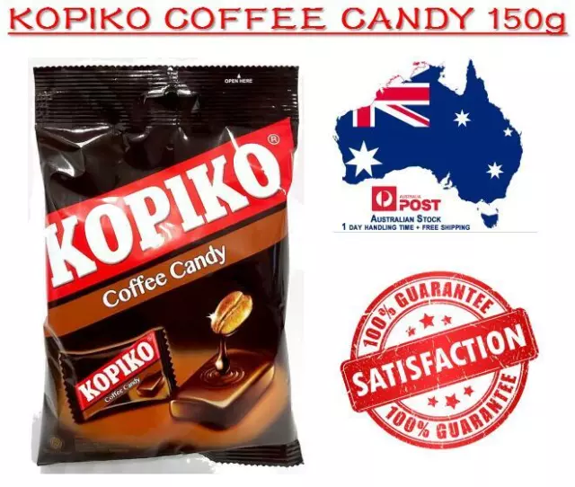 KOPIKO Oiginal Real Coffee Candy Rich Coffee Kopi Flavor 150g plus Free Shipping