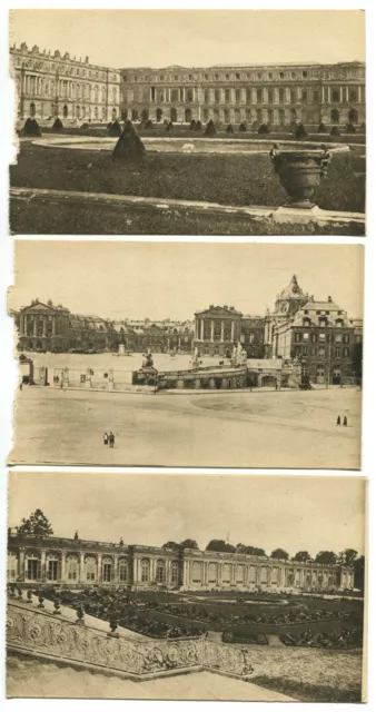Postcard R71 VERSAILLES Palace Great Trianon France  (3 pcs; old)