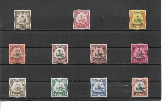 Deutsch-Südwestafrika 1901, Auswahl aus Michelnummern: 1 - 32 */**, ungebraucht