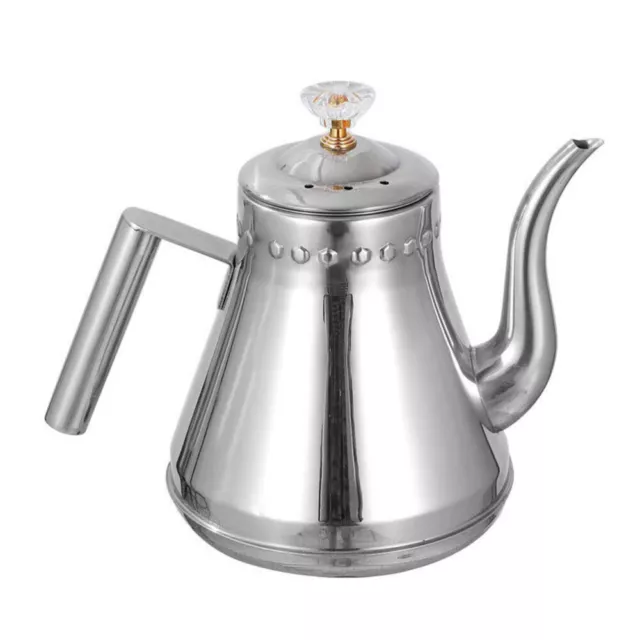 Tea Kettle Porcelain Teapot Flat Base Stainless Steel Water