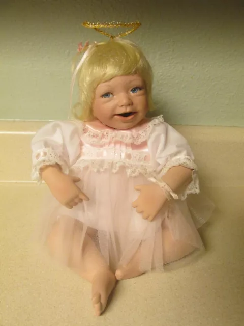 Ashton-Drake Galleries Angel Doll 1994 "I Wish You Love" Attached Charm No Box