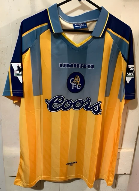 UMBRO チェルシー96/97アウェイ 25番 ゾラ Lサイズ used品 UMBRO チェルシー96/97アウェイ 25番 ゾラ Lサイズ used品