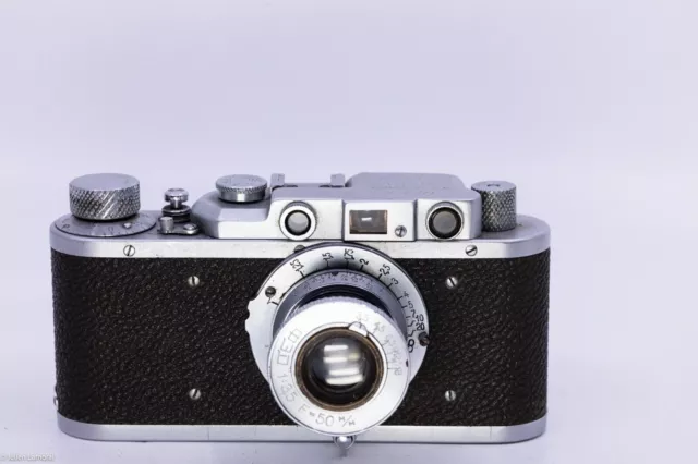 FED  Type 1c NKVD Leica ltm m39  rangefinder film body 50mm 3.5 lens 1