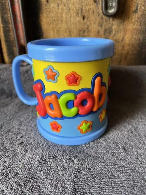 Personalized Madison” Kids Childs 3D Name Plastic 10 fl. oz. Mug Cup John  Hinde