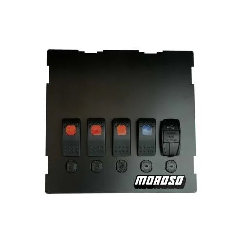 Moroso 74317 Dash Blockoff Plate Blocks Radio Pocket Hvac For Mazda Miata 99-04