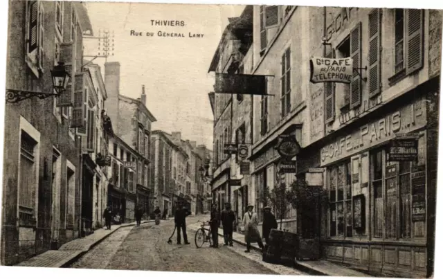 CPA THIVIERS-Rue du Général Lamy (232654)