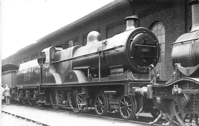VINTAGE LOCOMOTIVE BLACK and White Photograph #808 (R3) £3.99 - PicClick UK