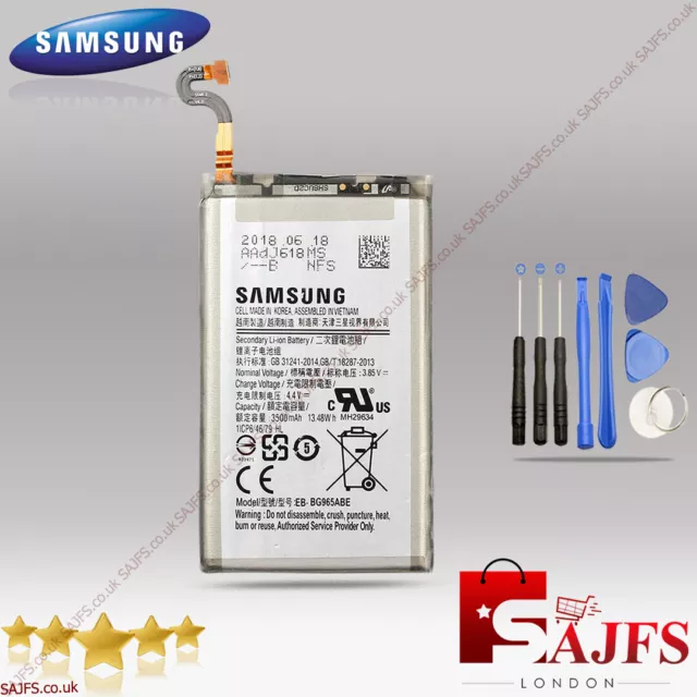 Genuine Samsung Battery EB-BG965ABE For GALAXY S9 PLUS 3500mAh + Free TOOLS