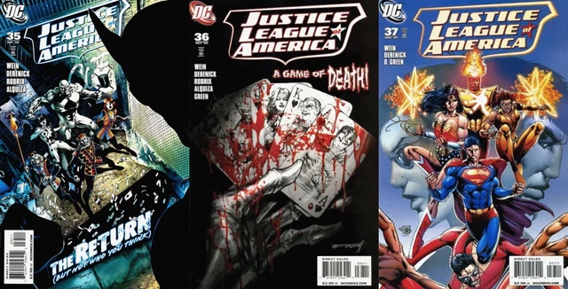 Justice League of America #35-37 (2006-2011) DC Comics - 3 Comics