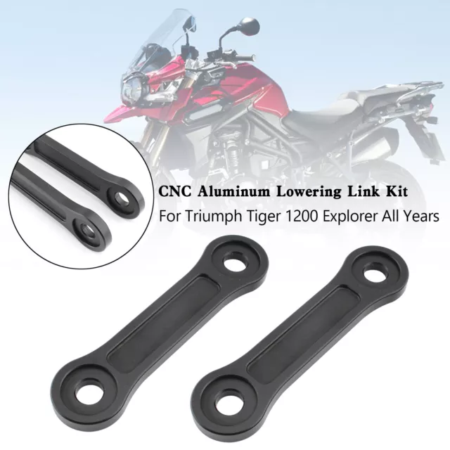 CNC Aluminum Lowering Link Kit 20mm For Tiger 1200 Explorer All Years T4