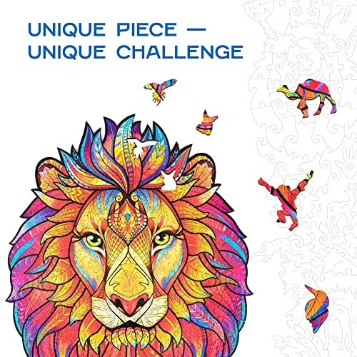 UNIDRAGON Wooden Puzzle Jigsaw, Best Gift for Adults and Children, Uniquel [NEW] 2