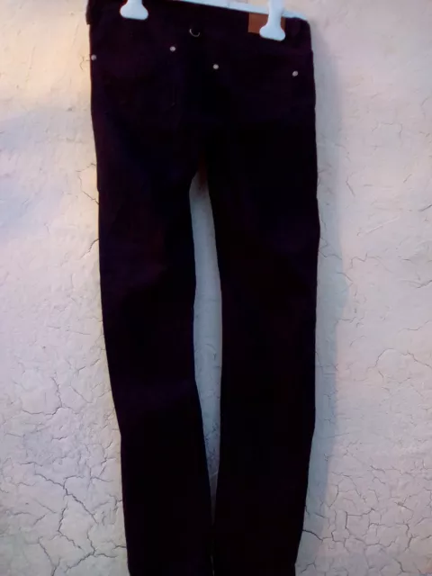 Beau pantalon jean noir slim T xs S 34  neuf ( mesures ) 3