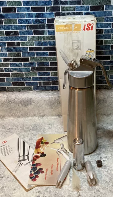 iSi Cream Profi Stainless Steel 500ml Large Whipped Cream Dispenser