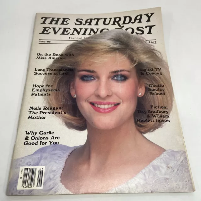 The Saturday Evening Post May June 1985 On the Road with Miss America