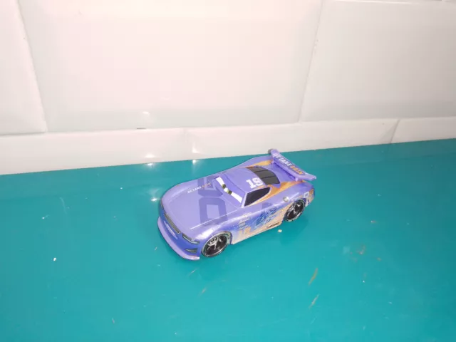 BAC3 Voiture métal Mattel Cars Disney Pixar DANNY SWERVEZ N°19 OCTANE GAIN