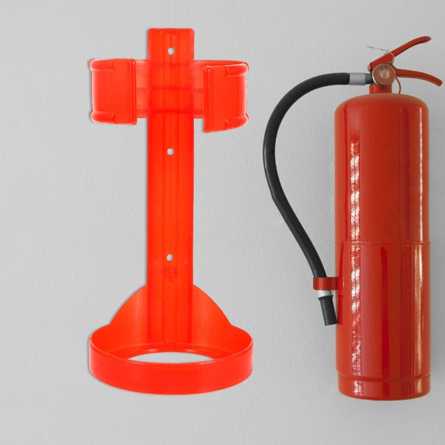 2 pz supporto per estintori plastica kit di montaggio estintore rosso