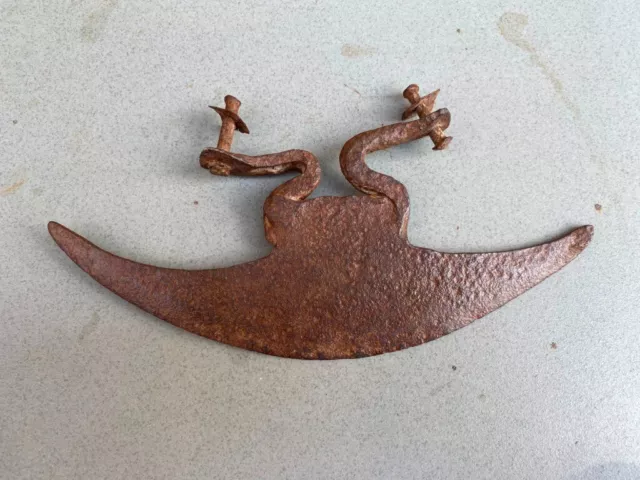 1700's Ancient Old Iron Hand Forged  Axe Weapon Dagger Sword