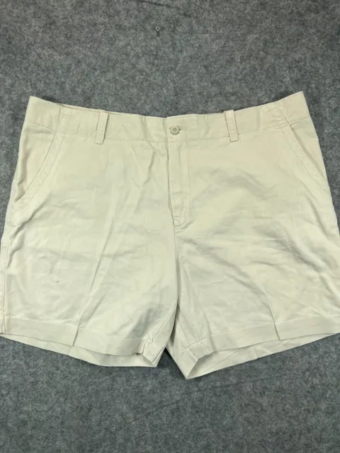 Old Navy Shorts Mens 44 Khaki Loose Chino 100% Cotton Casual Workwear Mens