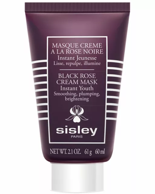 Sisley Paris Black Rose Cream Mask Instant Youth - 2.1 oz 60ml - Open 90% Full