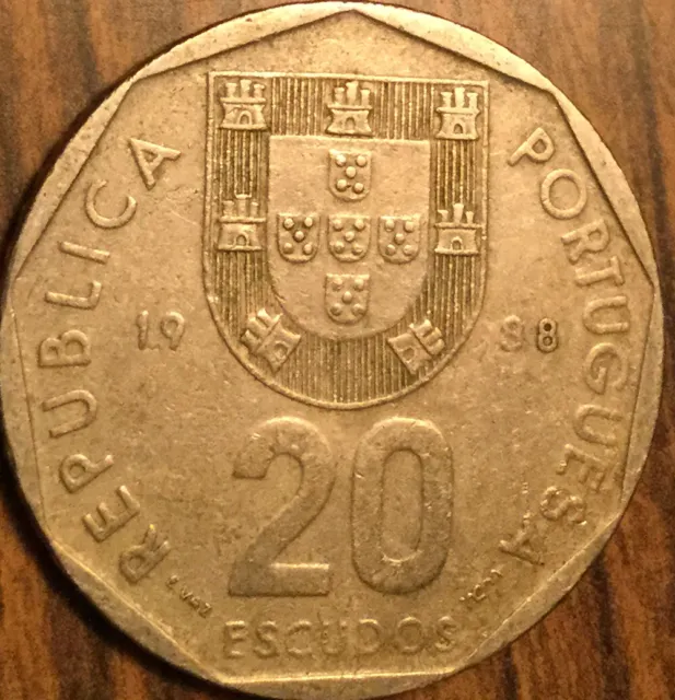 1988 Portugal 20 Escudos Coin