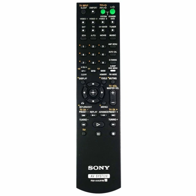 Telecomando SONY AV RM-AAU006 / RM-AAU027 – Compatibile Con STR-DH100, STR-K5SW, HT-DDW670T E Modelli Selezionati