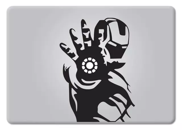 Iron Man Superhero Apple Macbook Laptop Decal Vinyl Sticker