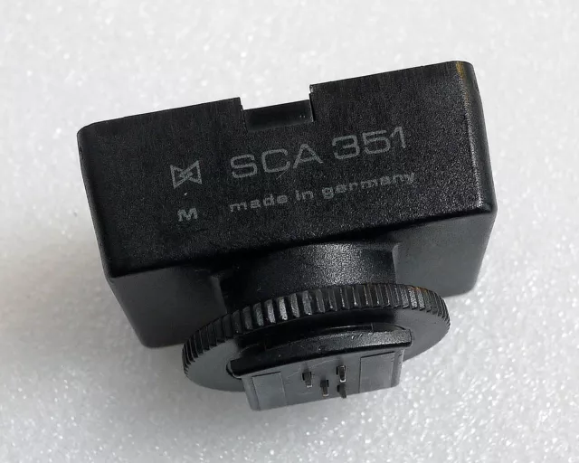 Metz Mecablitz SCA 351 Leica R Manual Adapter Shoe Mount Flash 35mm SLR film