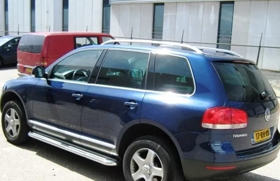 Volkswagen Touareg  2007-2010 OEM Style Aluminium Roof Rails Brushed Anodised