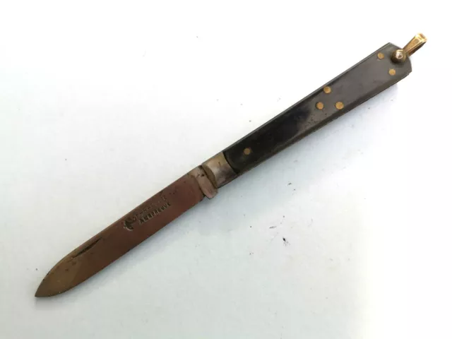 COUTEAU ANCIEN PRADEL LE NORMAND 8,5cm PARAPLUIE A L EPREUVE Knife Messer Coltel