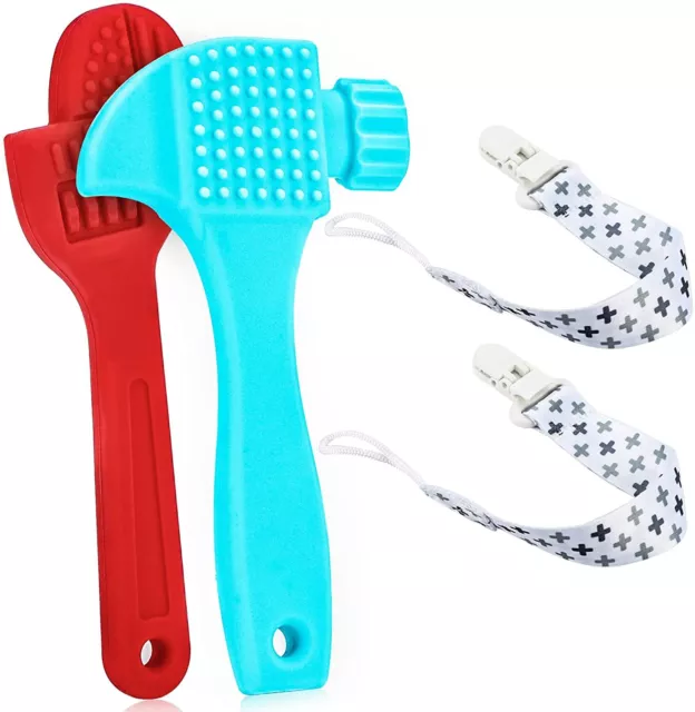 2x Kids Adults Chewing Necklace Autism ADHD Biting Sensory Chew Teething Toy USA