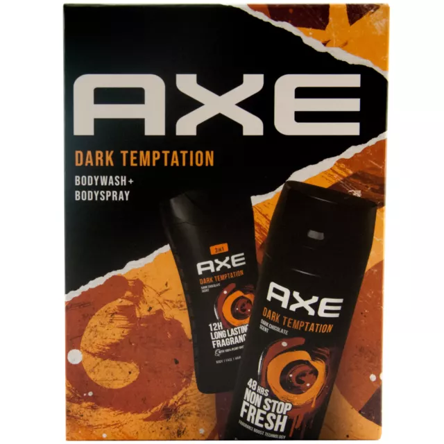 Axe Set de Cadeau Sombre Tentation 1x 2teiliges 250ml Gel Douche+150ml Corporel