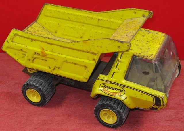 Joustra Goliath Camion Benne / Truck US Années 80 Jaune