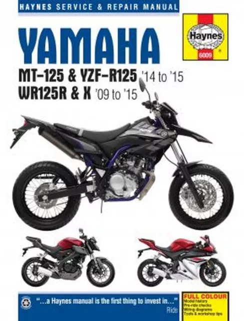 Repair Manual Yamaha MT-125, YZF-R125 (14-15) & WR125R/X (09-15)