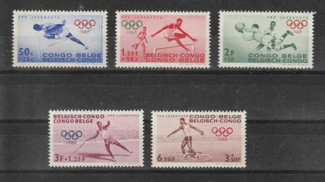 9267  Belgisch-Kongo Olympiade Rom 360-64  postfrisch