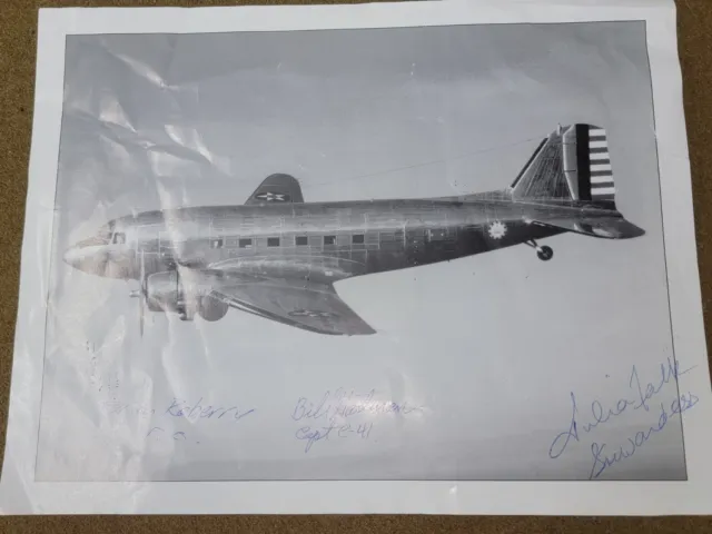 Douglas DC-3 Picture Signed