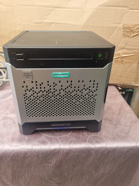 HP ProLiant Microserver G10 Plus, 4 LFF, 1 X 2 Core Intel Pentium Gold G5420 38ghz 16 Gb Ddr4 1 X 180w 2 Ani Garantie
