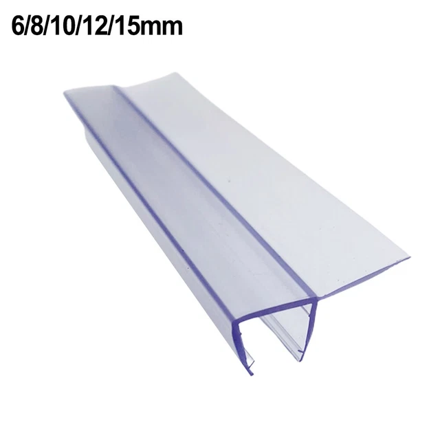 Bande De Balayage Pour Porte De Douche Sans Cadre – 137,8 Cm Pour Verre H-type 12 Mm (uxcell)