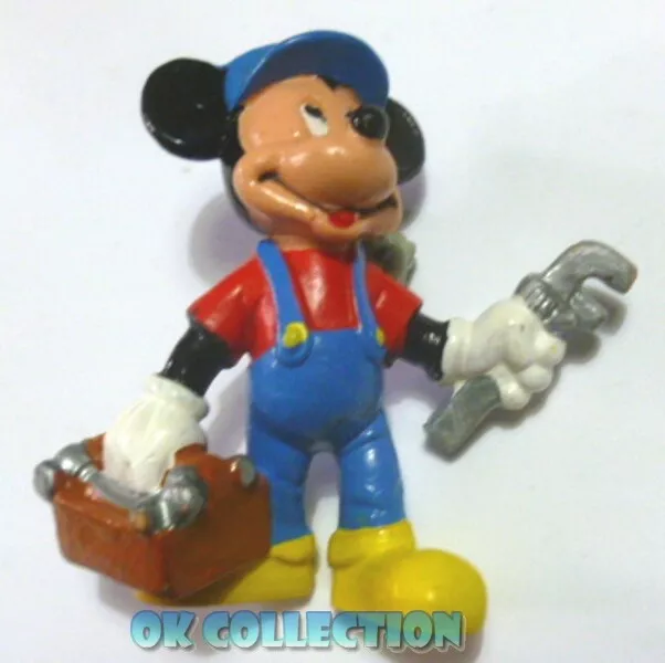 PERSONAGGIO pvc alto 7 cm _ TOPOLINO IDRAULICO MICKEY MOUSE DISNEY (Bullyland)