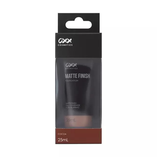 "OXX" Matte Finish Foundation-Cocoa, 25ml. Brand New   !!!  FREE POSTAGE !!!