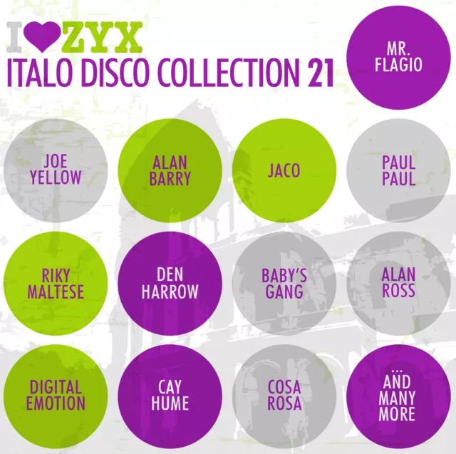 CD ZYX Italo Disco Collection Vol.21 D'Artistes Divers 3CDs