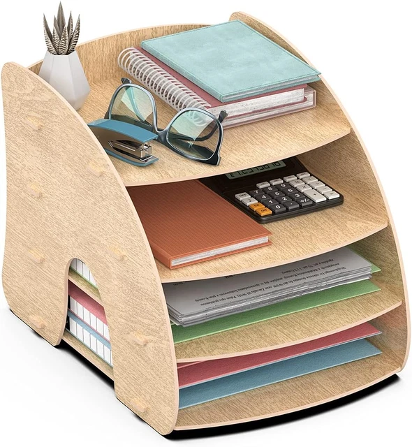 Schreibtisch Organizer Transparent - Dokumentenablage Für Büro & Homeoffice