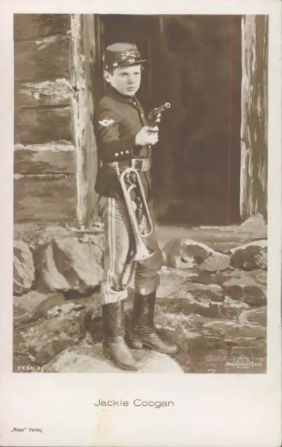 Actor Jackie Coogan 1920s RPPC Ross studio Germany