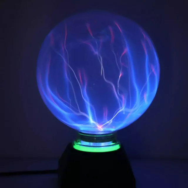 DAXGD Lampe Boule de Plasma Lumière Plasma Magique 5 Pouces Lampe Globe Statique