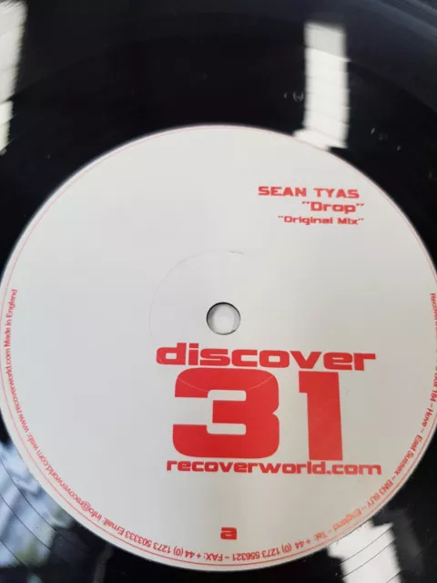 Sean Tyas Drop 12 Inch Trance Vinyl