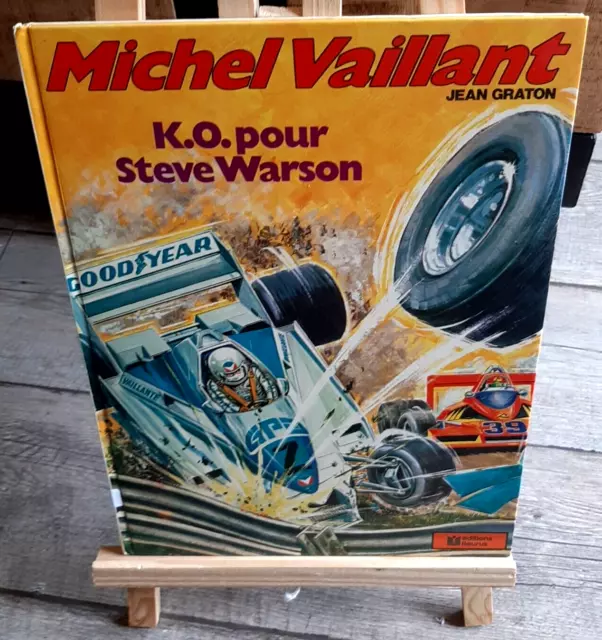 Michel Vaillant - Ancienne Bd - K.O pour Steve Warson - Editions Fleurus 1979