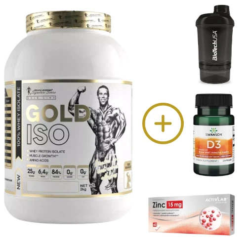Whey Protein Isolat Pulver 2Kg -  2000g Eiweiß Shake + 1 Gratisartikel